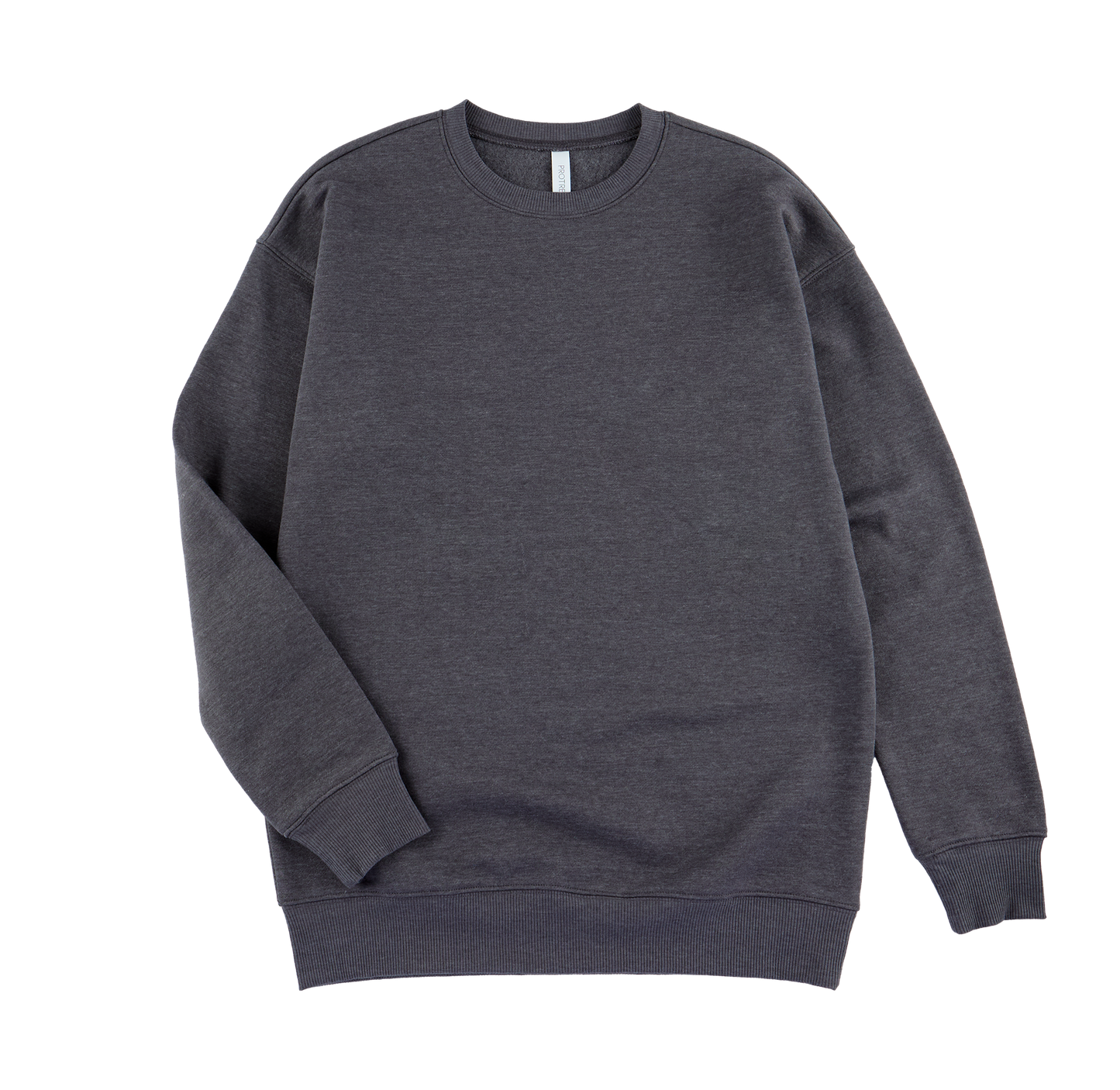 Blank Long Sleeve Sweatshirt: TEA ROSE / L