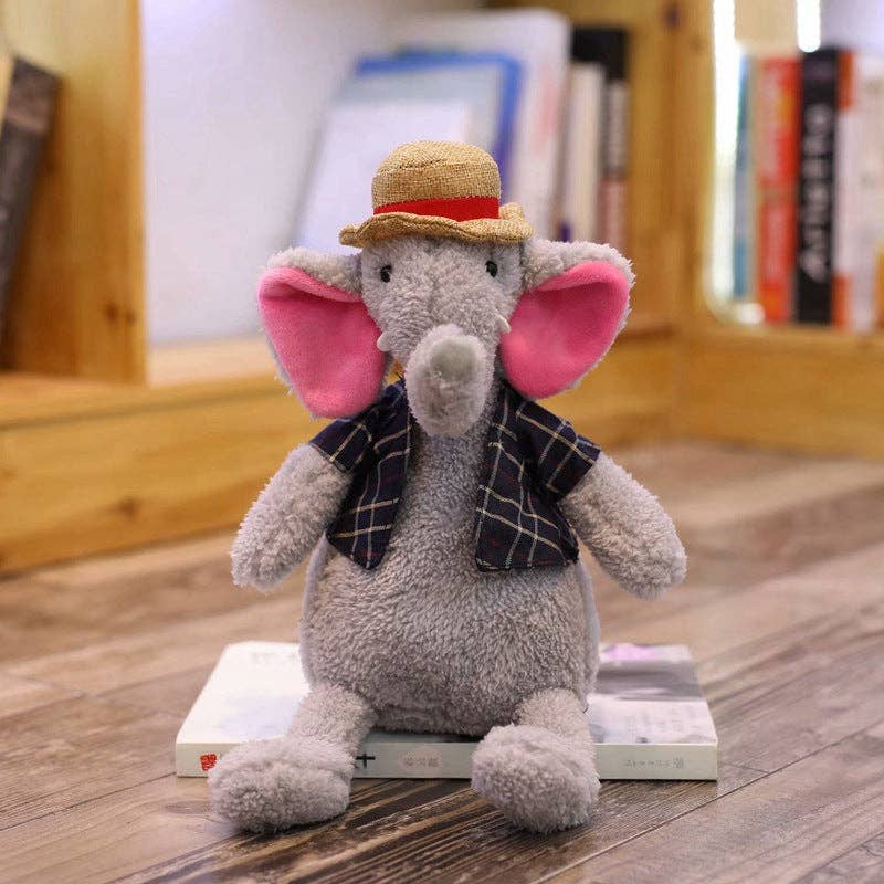 Kawai - Cute Straw Hat Plush Toys: PENGUIN / 30CM