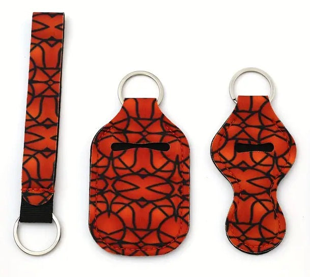 3 Piece Designer Keychain Set