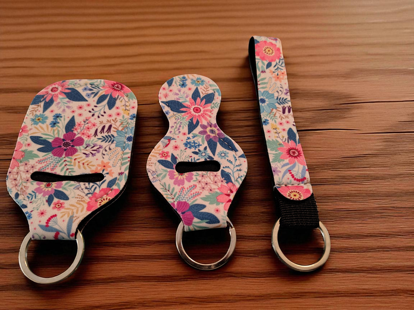 3 Piece Designer Keychain Set