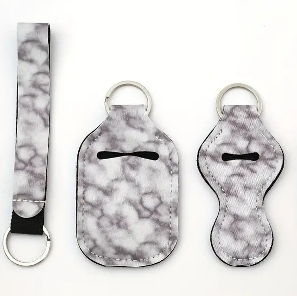 3 Piece Designer Keychain Set
