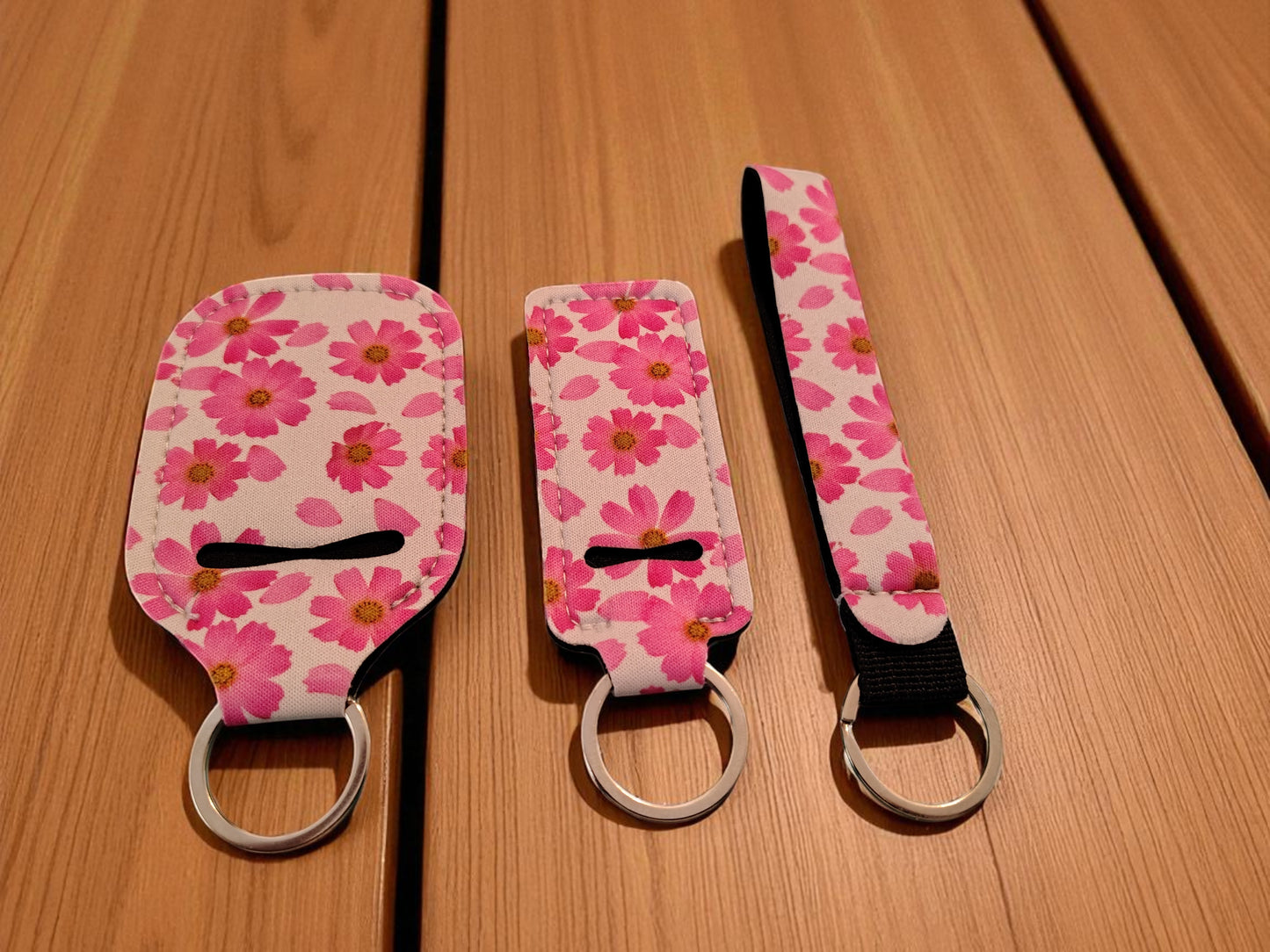 3 Piece Designer Keychain Set