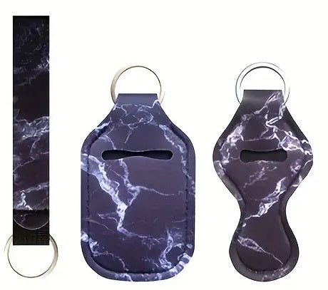 3 Piece Designer Keychain Set