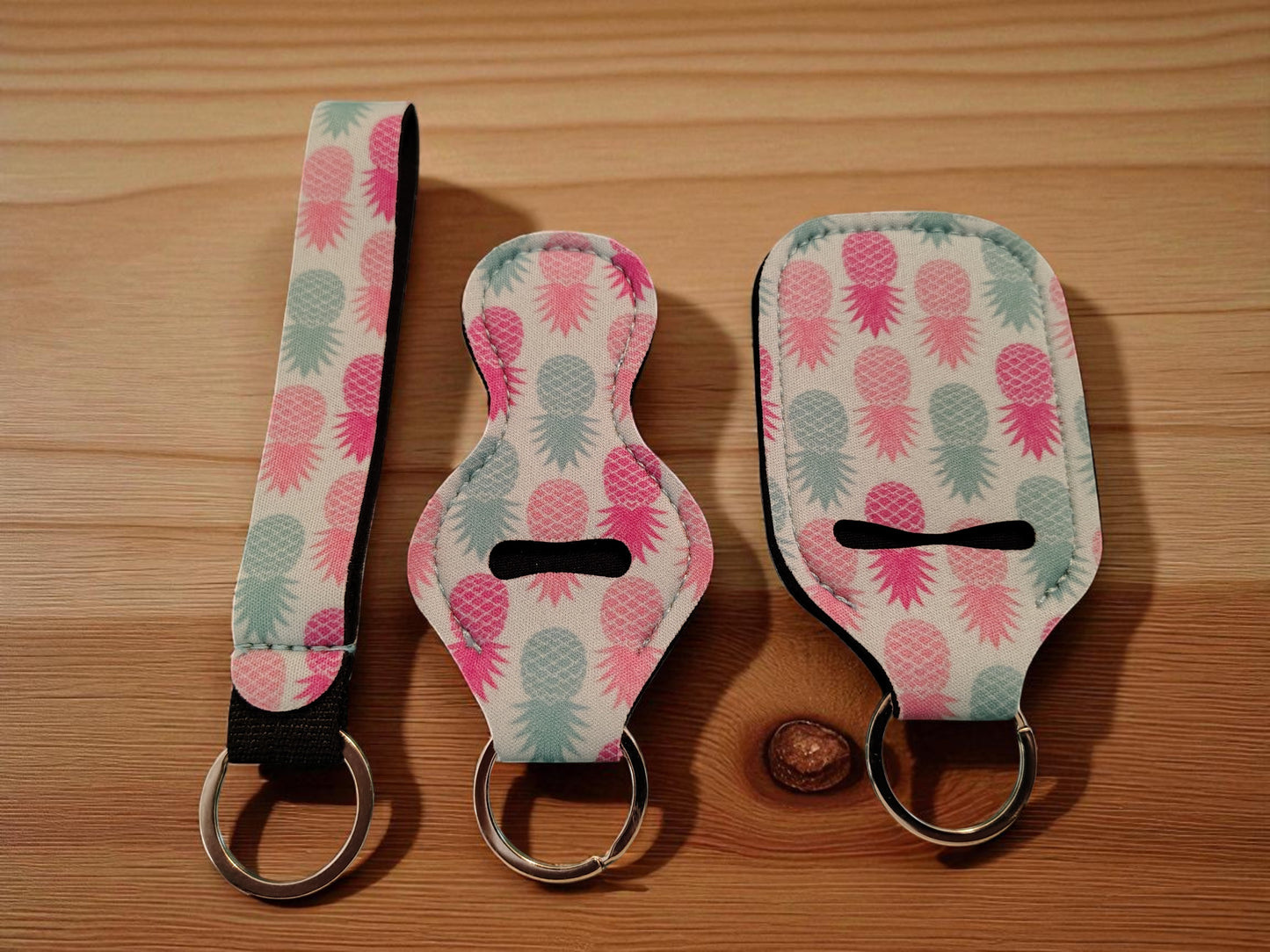 3 Piece Designer Keychain Set
