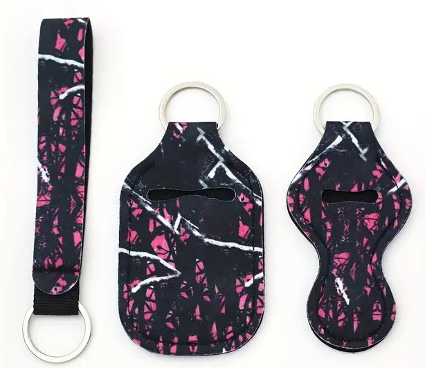 3 Piece Designer Keychain Set
