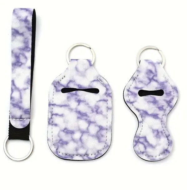 3 Piece Designer Keychain Set