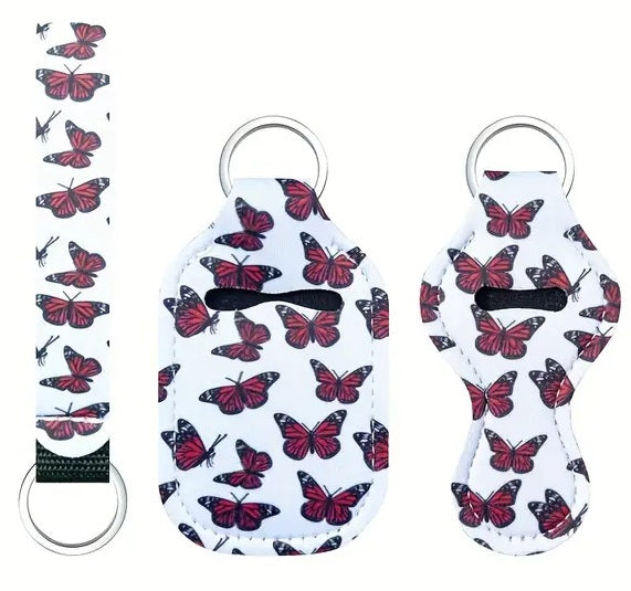 3 Piece Designer Keychain Set