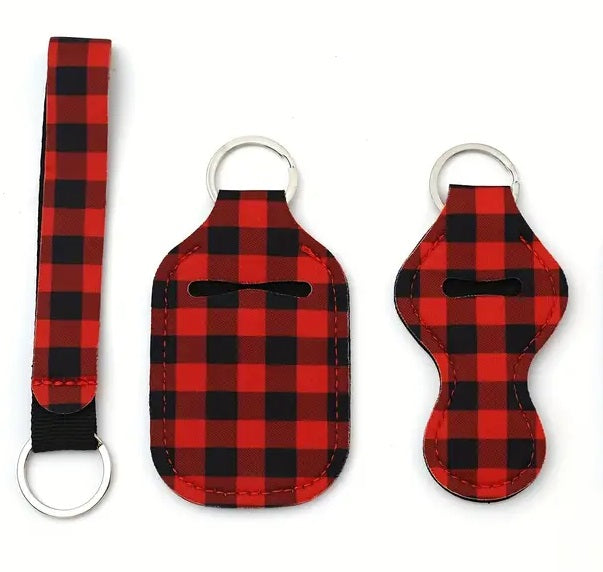 3 Piece Designer Keychain Set