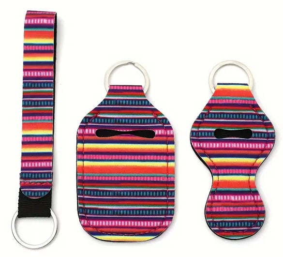 3 Piece Designer Keychain Set