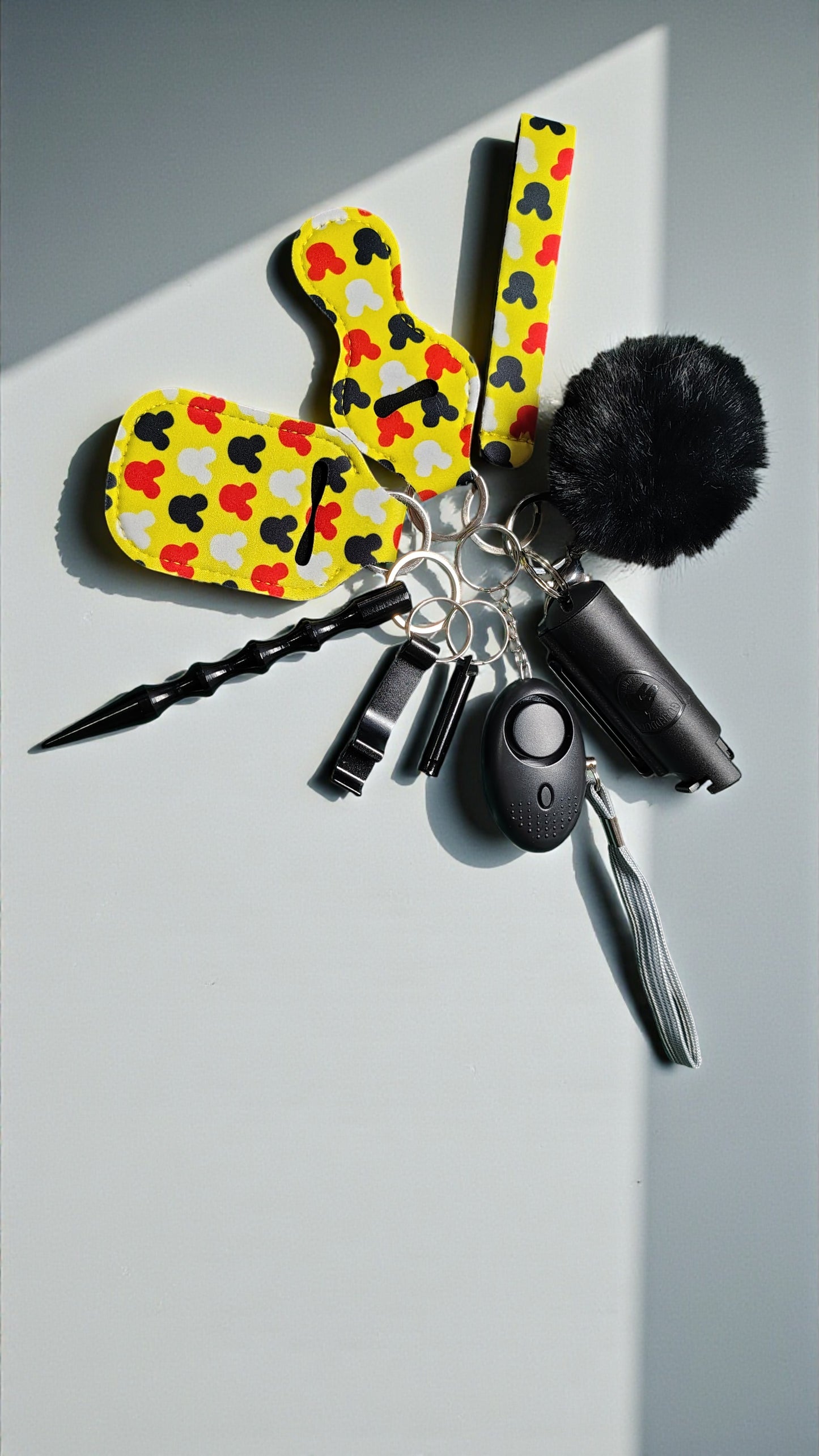Safety Keychain - Design Set with Pepper Spray