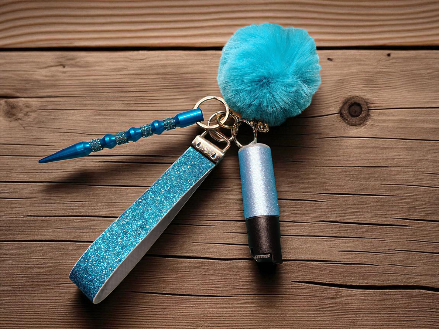 Safety Keychain - BLING-it Set with Pepper Spray