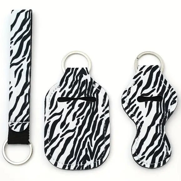 3 Piece Designer Keychain Set